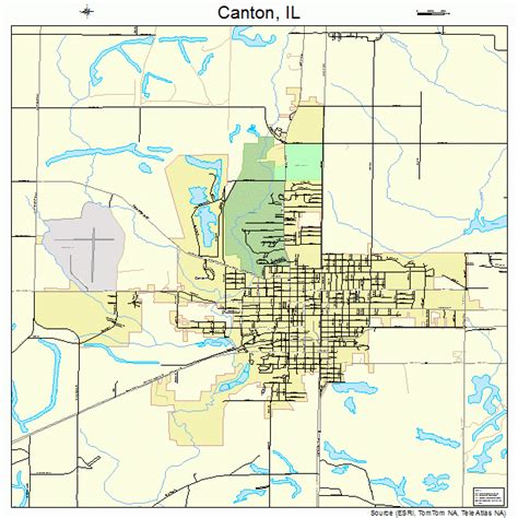 canton wikipedia|map of canton il streets.
